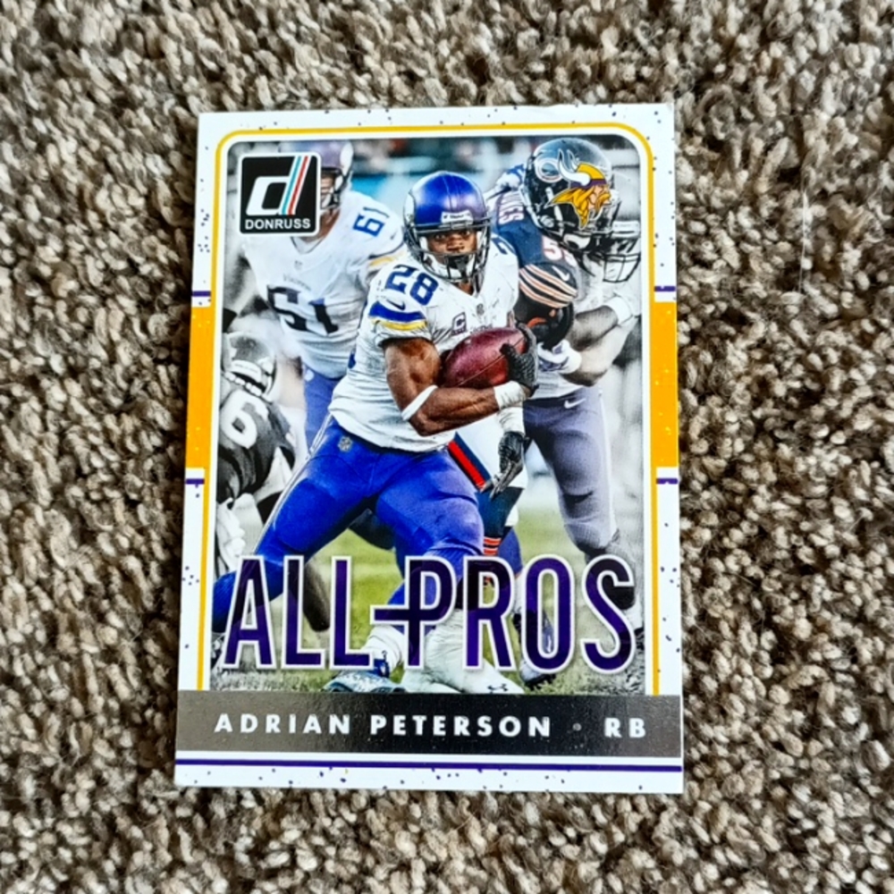 Adrian Peterson All Pros Donruss #2 Football Card